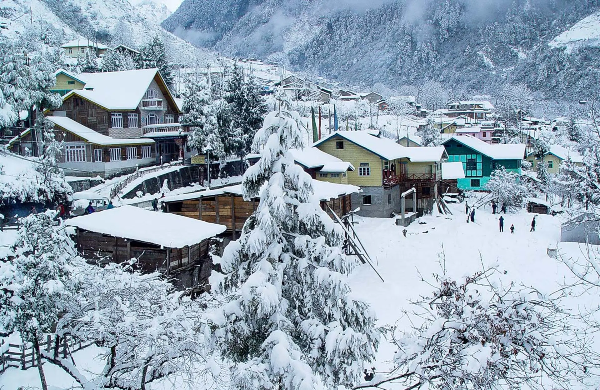 Lachung Village: Discover the Snowy Gem of North Sikkim with Anugra Tours and Travels